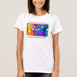 Autismus Hai weiß T-Shirt