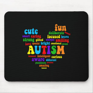Autismus Herzautismus Aufklärung Proud Autismus Ma Mousepad