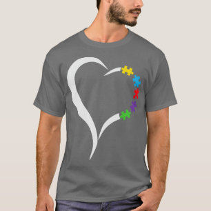 Autismus Herzsensibilität Frauen Rätsel Geschenk T-Shirt