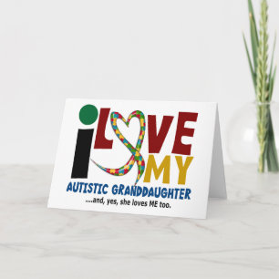 AUTISMUS I Liebe meine autistische Enkelin 2 Karte