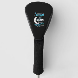 Autismus - Ich Liebe jemanden mit Autismus zum Mon Golf Headcover