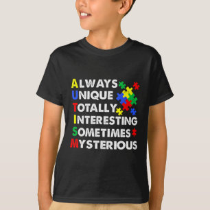 Autismus immer einzigartig T-Shirt