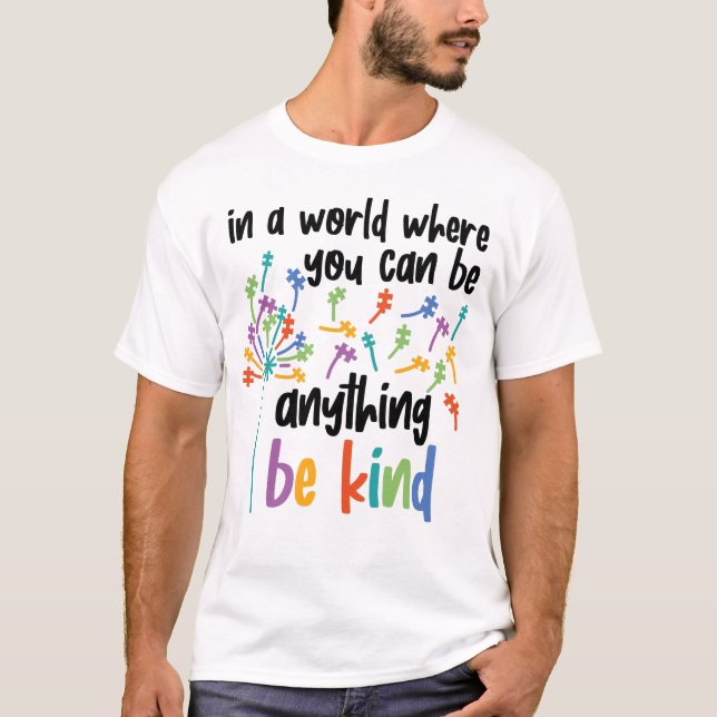 Autismus in einer Welt wie Puzzle Mama Kind T-Shirt (Vorderseite)