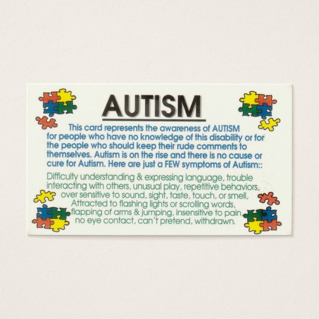 Autismus Informant (Vorderseite)