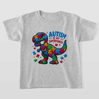 Autismus ist der T - Shirt meiner Supermacht-Kinde