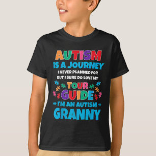 Autismus ist eine Reise, die ich nie geplant Autis T-Shirt