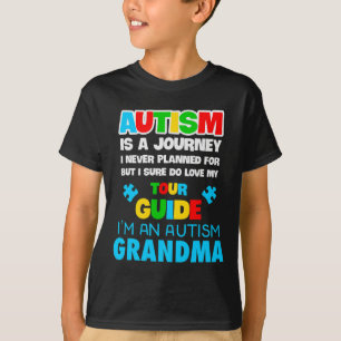 Autismus ist eine Reise, die ich nie geplant Autis T-Shirt