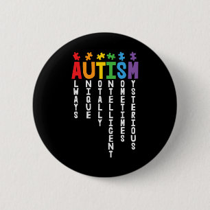 Autismus ist immer einzigartig, völlig intelligent button