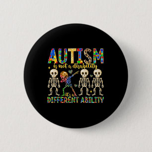 Autismus ist keine Behinderung, sondern eine ander Button