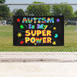 Autismus ist mein Super-Power Banner