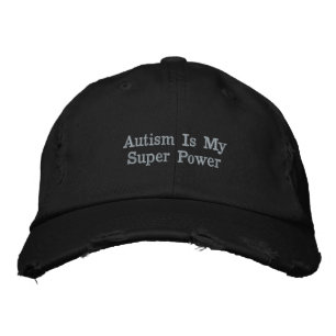Autismus ist mein Super-Power bestickte Cap Baseballkappe