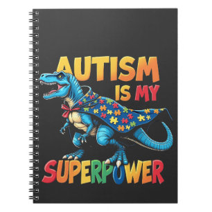 Autismus ist meine Superkraft Dinosaurier Autismus Notizblock