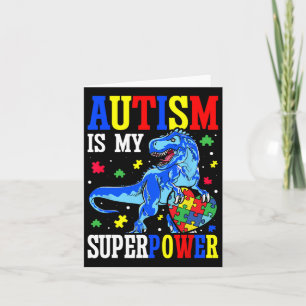 Autismus ist meine Supermacht Autismus Bewusstsein Karte