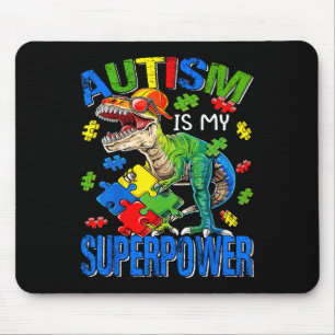Autismus ist meine Supermacht Autismus Bewusstsein Mousepad