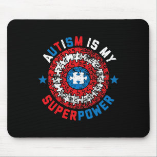 Autismus ist meine Supermacht Autismus Bewusstsein Mousepad