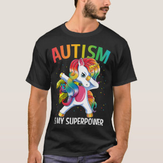 Autismus ist meine Supermacht, die Einhorn macht T-Shirt