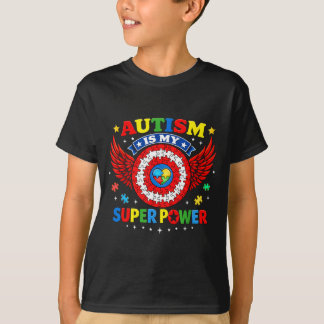 Autismus ist Superkraft Autismus-Bewusstsein Unter T-Shirt