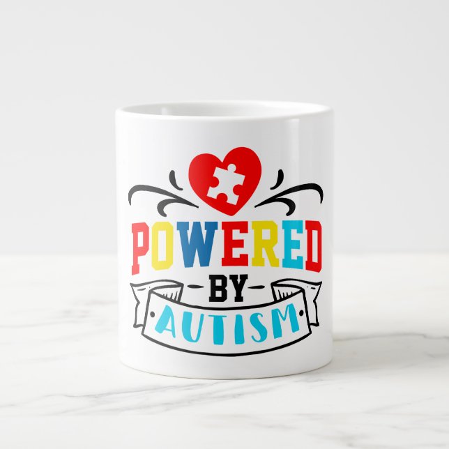 Autismus - Jumbo-Tasse (Vorderseite)