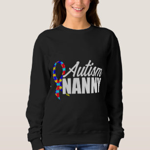 Autismus Kindermädchen Puzzle Ribbon Autistic Awar Sweatshirt