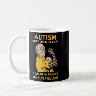 Autismus kommt nicht mit einem Handbuch, das mit e Kaffeetasse