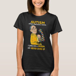 Autismus kommt nicht mit einem Handbuch, sondern m T-Shirt
