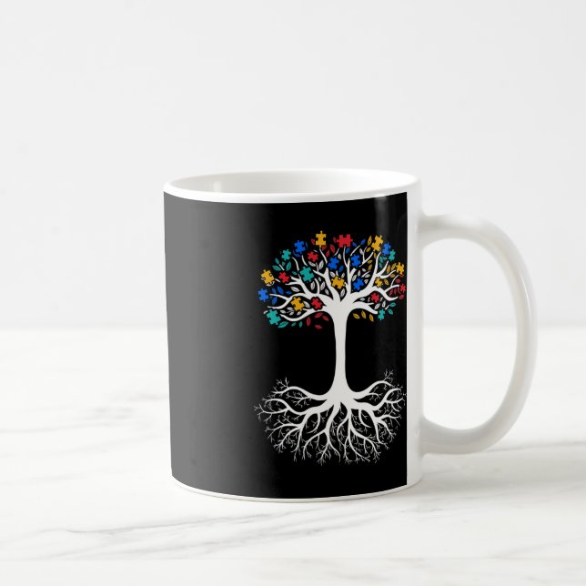 Autismus kommt nicht mit einem manuellen Behindert Kaffeetasse (Rechts)