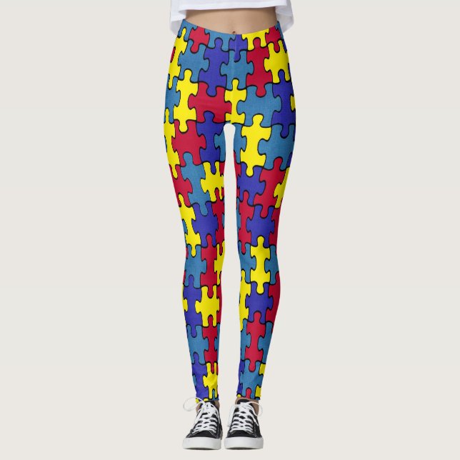 Autismus-Leggings Leggings (Vorderseite)
