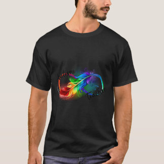 Autismus Lehrer Autismus Rainbow Infinity Symbol A T-Shirt