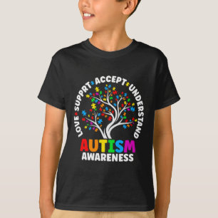 Autismus Liebe Akzeptanz Unterstützung Autismus Aw T-Shirt