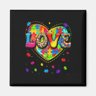 Autismus Liebe Herz Autismus-Bewusstseinsmonat Für Magnet