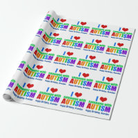 Autismus Liebe Regenbogen Personalisiert Geburtsta