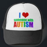 Autismus Liebe Regenbogenfamilie Unterstützung far Truckerkappe<br><div class="desc">Ich Liebe jemanden mit Autismus. Zeigen Sie Unterstützung für die besondere autistische Person in Ihrem Leben. Ein großartiges Geschenk für Eltern eines besonderen bedürftigen Kindes mit Autismus oder Asperger-Syndrom. Ich Liebe meinen autistischen Sohn oder meine autistische Tochter. Auch ein nettes Geschenk für eine Schwester oder einen Freund.</div>