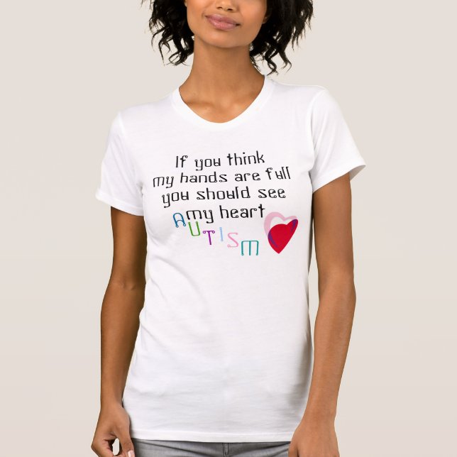 Autismus-Liebe T-Shirt (Vorderseite)