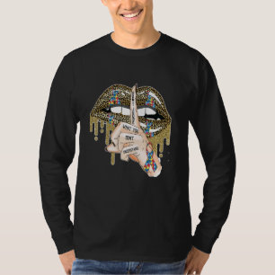 Autismus Lippen beurteilen nicht, was Auti nicht v T-Shirt