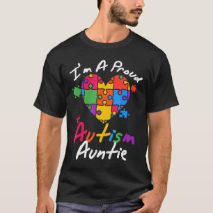 Autismus-Lustiges Autismus-Tante-Bewusstsein-Gesch T-Shirt