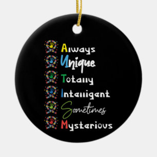 Autismus Mama Autismus Bewusstsein Keramik Ornament