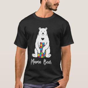 Autismus Mama Bär Mutter Liebe Autistisches Kind A T-Shirt