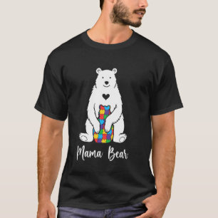 Autismus Mama Bär Mutter Liebe Autistisches Kind A T-Shirt