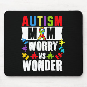 Autismus Mama Besorgnis erregend VS Wonder Behinde Mousepad