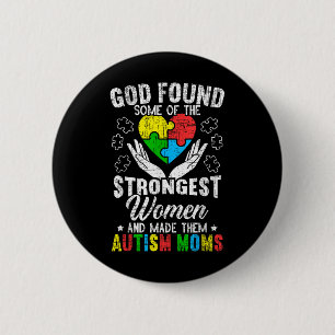 Autismus Mama Bewusstseinsbildung Autismus Frequen Button