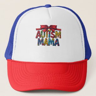 Autismus Mama Bow Coquette Mama Autismus Bewusstse Truckerkappe