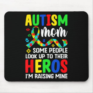 Autismus Mama einige Leute schauen auf Helden, die Mousepad