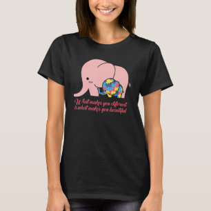 Autismus Mama Elephant Puzzle Color Liebe mein Kin T-Shirt
