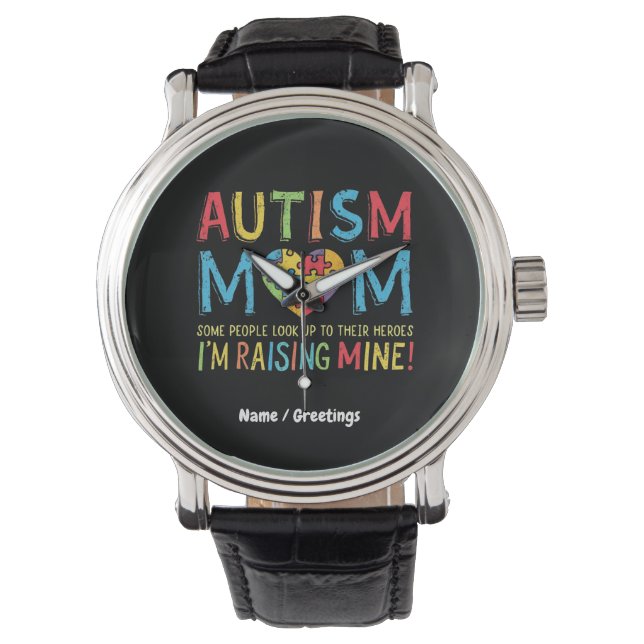 Autismus Mama Geschenke einige Leute schauen nach  Armbanduhr (Vorderseite)