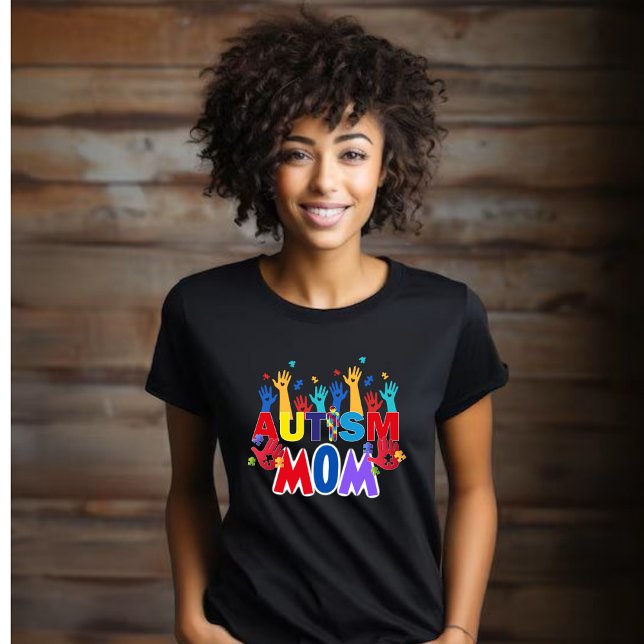 Autismus-Mama - Handpuzzle T-Shirt (Von Creator hochgeladen)