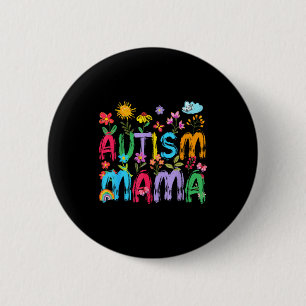 Autismus Mama Mama Autismus Bewusstsein Unterstütz Button