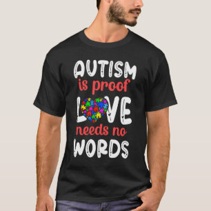 Autismus Mama Mutter Mama Autismus ist Beweis für  T-Shirt