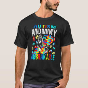 Autismus-Mama-Puzzle Unzerbrechlich Autismus-Bewus T-Shirt