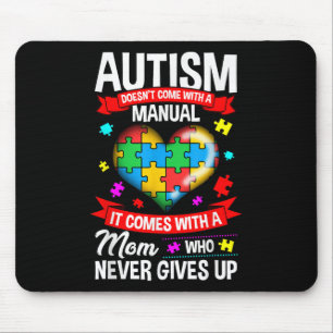 Autismus Mama Shirt Autismus Shirts Mama Mousepad