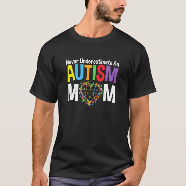 Autismus Mama Spread Kindness Neurodivergenz Regen T-Shirt (Vorderseite)